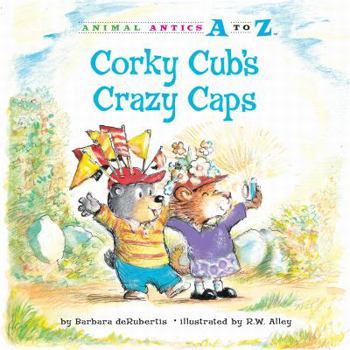 Library Binding Corky Cub's Crazy Caps Book