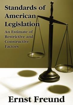 Hardcover Standards of American Legislation Book