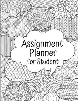 Paperback Assignment Planner for Student: Weekly Homework Assignment Notebook Logbook Organizer, Assignment Checklist, Keep Track of All Learning Activities / W Book