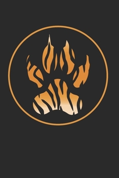 Tiger Notizbuch: Tiger Notizbuch die Perfekte Geschenkidee f�r Tierliebhaber und Tiger Freunde. Das Taschenbuch hat 120 wei�e Seiten mit Punktraster die dich beim Schreiben oder skizzieren unterst�tzt