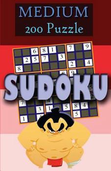 Paperback Sudoku Puzzle Book (Volume 2): 200 Puzzles Medium Book