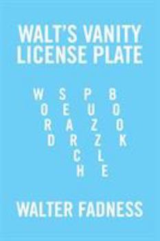 Paperback Walt's Vanity License Plate: Word Search Puzzle Book