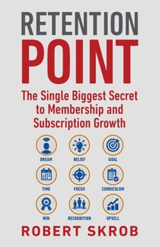 Paperback Retention Point: The Single Biggest Secret to Membership and Subscription Growth for Associations, SAAS, Publishers, Digital Access, Su Book