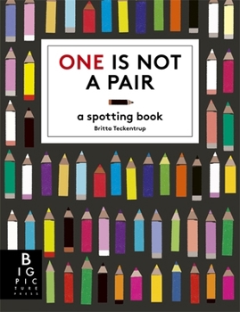 Paperback One is Not a Pair: A Spotting Book (Britta Teckentrup) Book