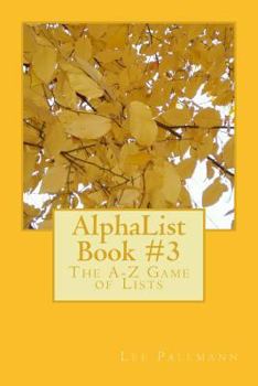 Paperback AlphaList Book #3: The A-Z Game of Lists Book