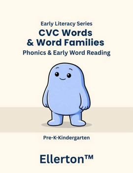 Paperback CVC Words & Word Families: Phonics & Early Word Reading (Ellerton Literacy Series) Book