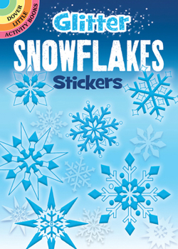 Paperback Glitter Snowflakes Stickers Book