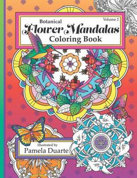 Paperback Botanical Flower Mandalas, Volume 2 Book