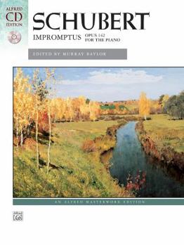 Paperback Schubert: Impromptus, Opus 142 for the Piano [With CD (Audio)] Book