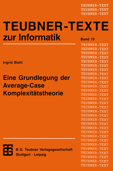 Eine Grundlegung Der Average-Case Komplexitatstheorie