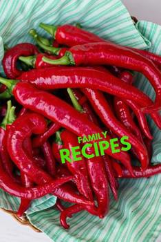 Paperback Family Recipes Book