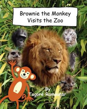 Paperback Brownie the Monkey Visits the Zoo Book