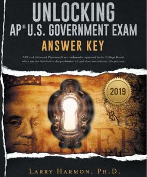 Paperback Unlocking the AP U. S. Government Exam: Answer Key Book