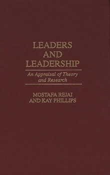 Hardcover Leaders and Leadership: An Appraisal of Theory and Research Book