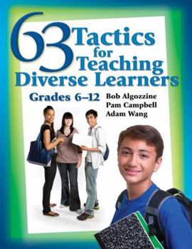 Paperback 63 Tactics for Teaching Diverse Learners, Grades 6-12 Book