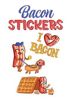 Paperback Bacon Stickers Book