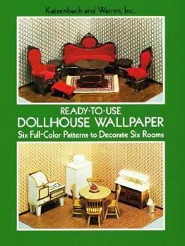 Paperback Ready-To-Use Dollhouse Wallpaper Book