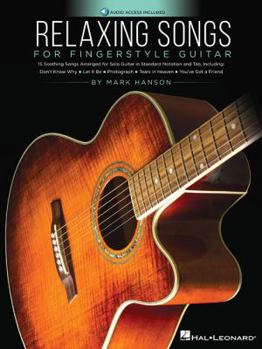 Paperback Relaxing Songs for Fingerstyle Guitar Book/Online Audio Book