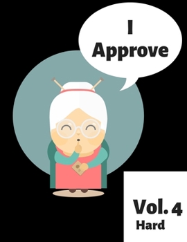 Paperback Granny Approved: 100 Hard Sudoku Puzzles In Large Print [Large Print] Book