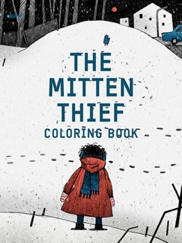 Paperback The Mitten Thief Coloring Book