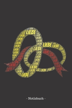 Liebe: Notizblock | Notizbuch | DIN A5, 120 Seiten | Liniert, Lined, Linien | Notizen, Termine, Planer, Tagebuch, Organisation | Wortwolke Geschenk (German Edition)