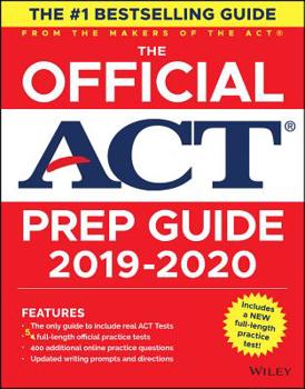 Paperback The Official ACT Prep Guide 2019-2020, (Book + 5 Practice Tests + Bonus Online Content) Book