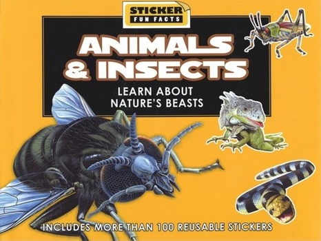 Hardcover Sticker Fun Facts: Animals and Insects Book