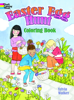 Paperback Easter Egg Hunt Coloring Book