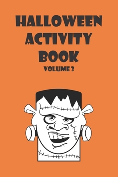Paperback Halloween Activity Book Volume 3 Book