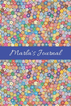 Paperback Marla's Journal: Cute Personalized Name Notebook for Girls & Women - Blank Lined Gift Journal/Diary for Writing & Note Taking Book