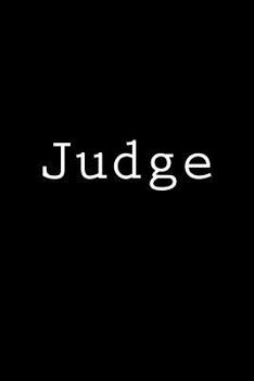 Paperback Judge: Notebook Book