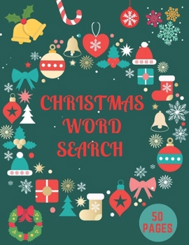 Paperback Christmass Word Search: A Fun Activity Book for Kids or Adults with Solutions Large Print Book