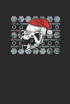 Ugly Christmas Ferret: Blank Lined Notebook (6" x 9" - 120 pages) ~ Christmas Themed Notebook for Daily Journal, Diary, and Gift