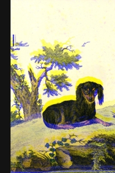 Retro Vintage Dog Notebook: Blank Lined Journal Notebook: Great Fun Unique Gift For Dogs Owners & Lovers (Retro Vintage Dog Journal)