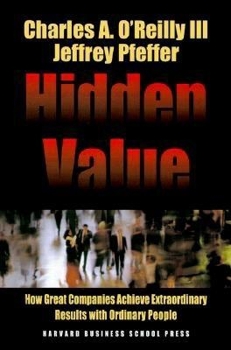 Hardcover Hidden Value: How Great Companies Achieve Extraordinary Results with Ordinary People Book