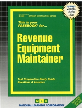 Paperback Revenue Equipment Maintainer Book