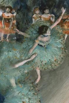 Paperback Art Journal: Edgar Degas - Danseuse basculant - Art Cover College Ruled Notebook 110 Pages Book