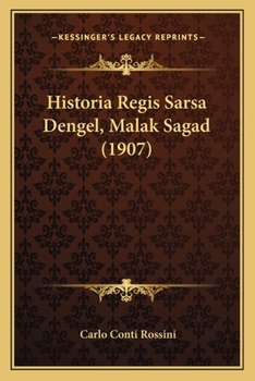Paperback Historia Regis Sarsa Dengel, Malak Sagad (1907) [Latin] Book