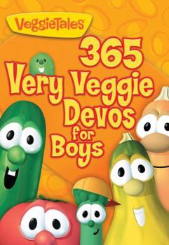 Paperback 365 Very Veggie Devos for Boys Book