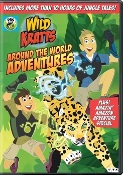 DVD Wild Kratts: Around the World Adventures Book