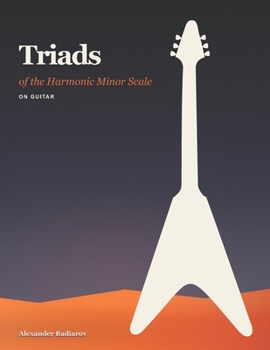 Paperback Triads of the Harmonic Minor Scale on Guitar Book