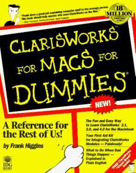 Paperback ClarisWorks for Macs for Dummies Book