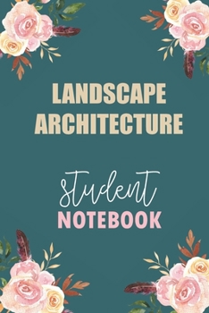 Paperback Landscape Architecture Student Notebook: Notebook Diary Journal for Music Major College Students University Supplies Book