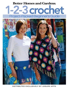 Paperback 1-2-3 Crochet: Project-Packed Beginner's Guide Book