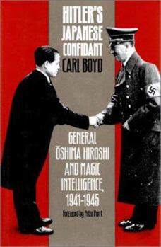 Hardcover Hitler's Japanese Confidant Book