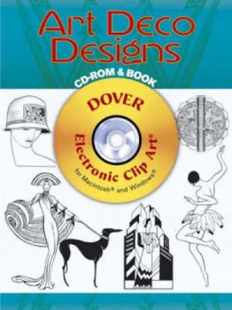 Paperback Art Deco Designs [With CDROM] Book
