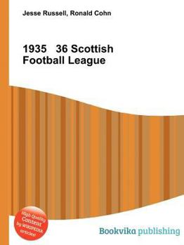Paperback 1935 36 Scottish Football League Book