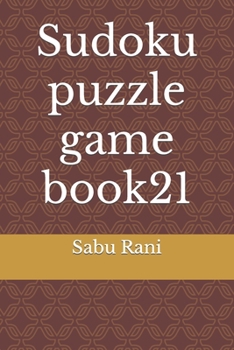 Paperback Sudoku puzzle game book21 Book