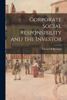 Paperback Corporate Social Responsibility and the Investor Book