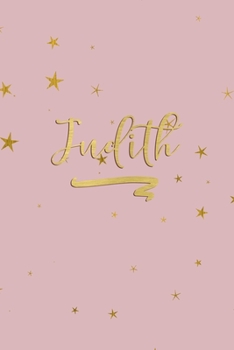 Paperback Judith: Personalized Journal to Write In - Rose Gold Line Journal Book